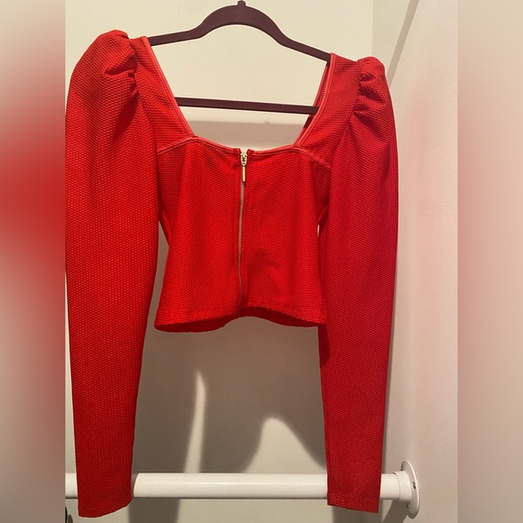 Guess Rachel Sweetheart Cropped Top - Picture 3 of 5